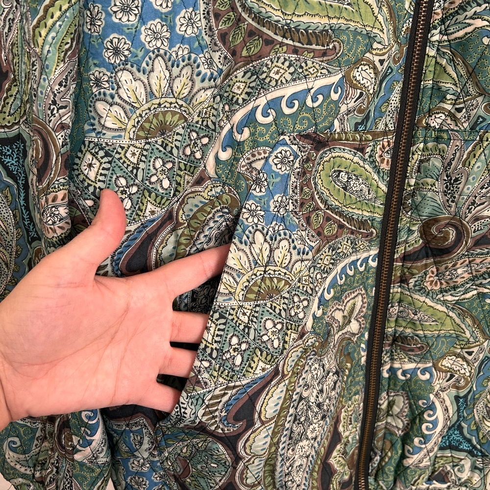 Vintage 80s Robert Stock Silk Quilted-Style Jacket
Windbreaker Bomber - Picture 6 of 6